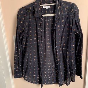 French label Equipement cotton voile button down top